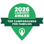 2026 Campspot Award for Top Campgrounds For Families